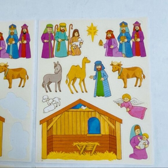 Religious Stickers 3 Kings Christmas Camel Gift Holiday Journal Arts Crafts - Picture 3 of 5